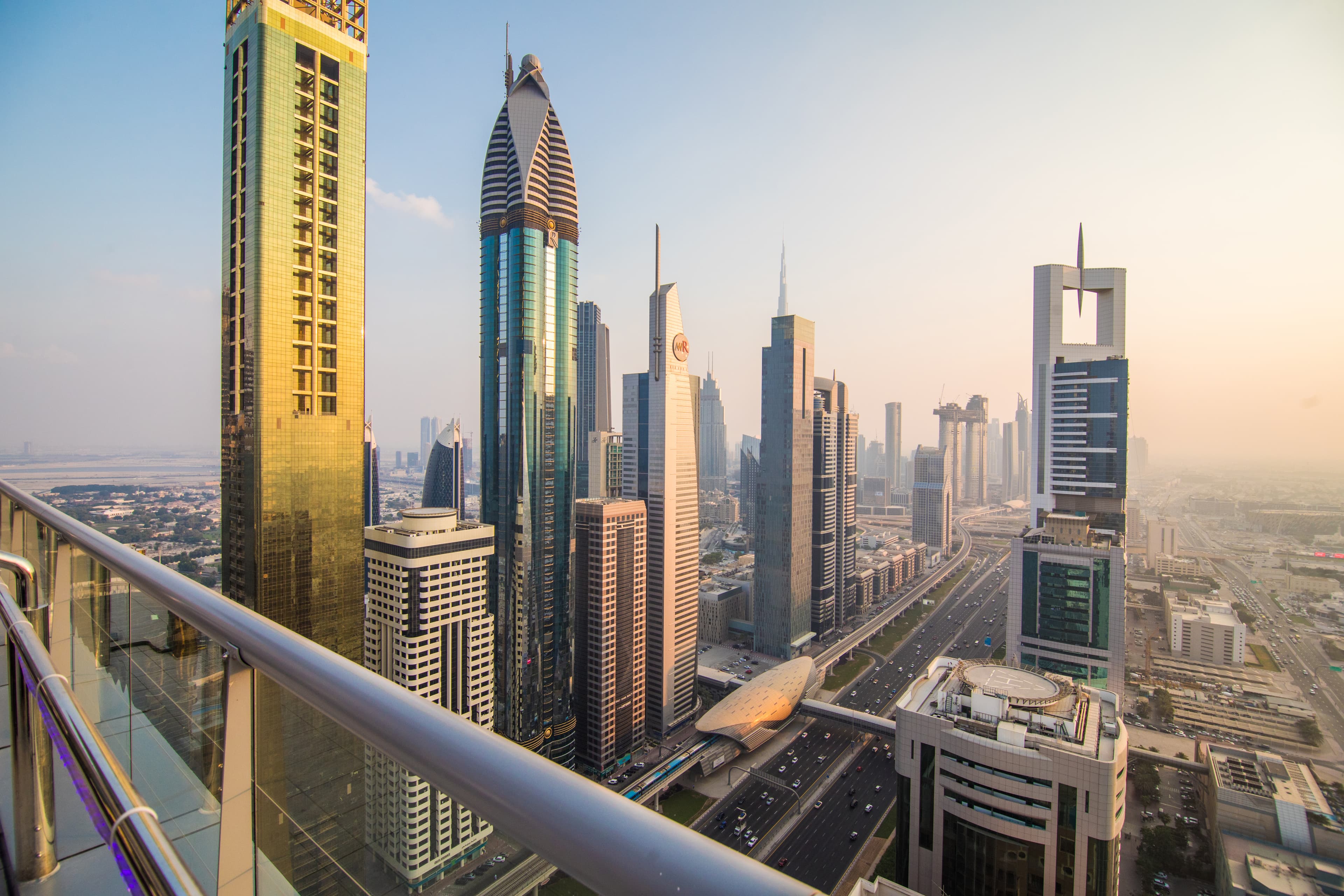 Dubai aerial view